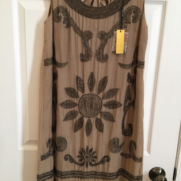 New Alexia Admor beaded shift dress - Picture 2 of 7